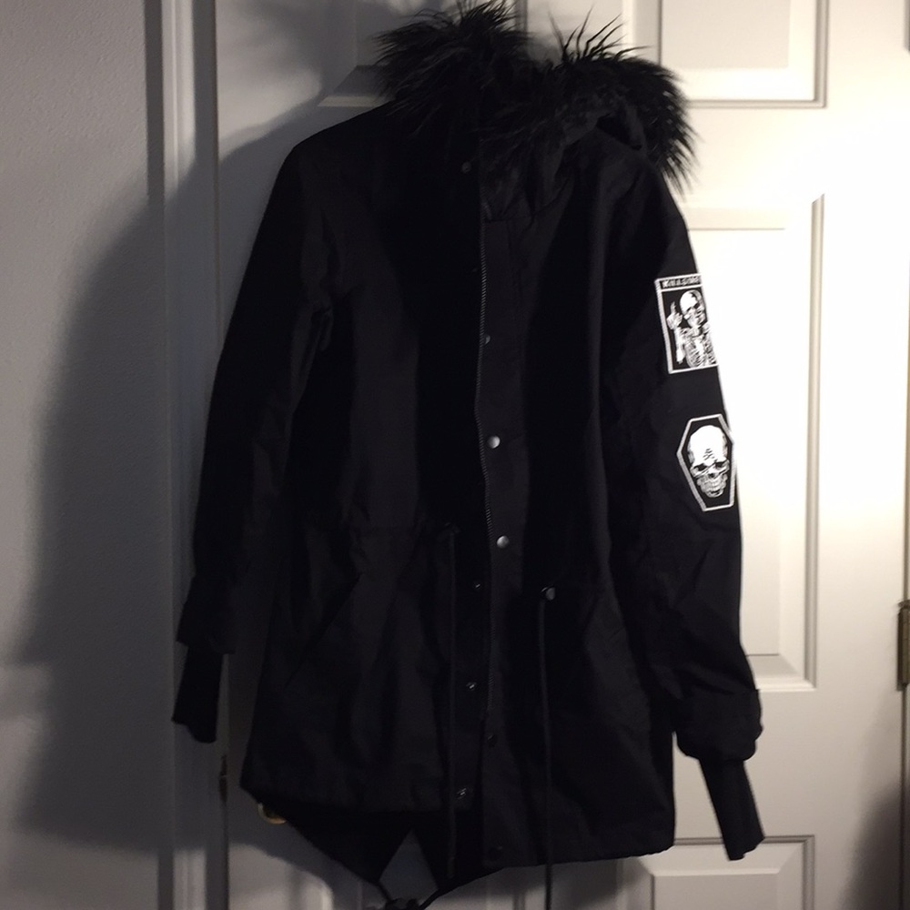 Killstar Nekropolis hooded parka, like new.